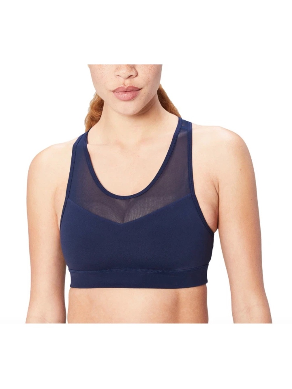 Core 10 Women's Navy Icon Series The Warrior Mesh Sports Bra L17142 Size 2X